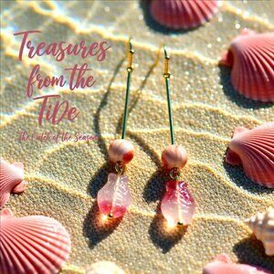 Sweet! Fish Dangle Earrings! Boho & Beach Ready! Mermaid Approved